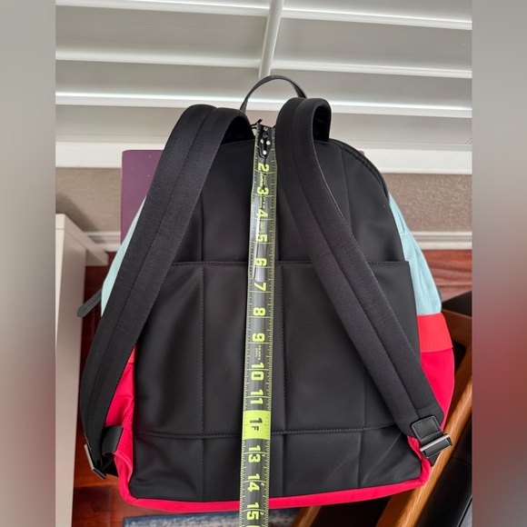 Kate Spade Vibrant Red and Gray Backpack - Picture 4 of 13